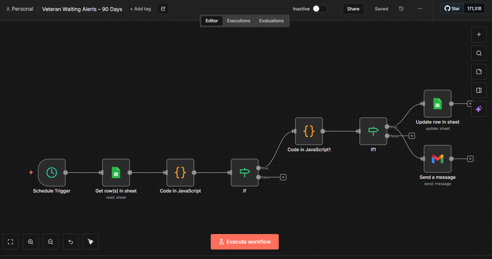 Automated Veteran Waiting Alerts (90-Day Follow-Up) for K9s for Camo